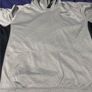 Nike Men's Gray Performance Hoodie Sweatshirt XXL Therma Fit